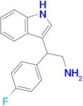 2-(4-Fluorophenyl)-2-(1H-indol-3-yl)ethan-1-amine