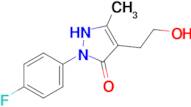 2-(4-Fluorophenyl)-4-(2-hydroxyethyl)-5-methyl-1,2-dihydro-3H-pyrazol-3-one