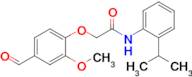 2-(4-Formyl-2-methoxyphenoxy)-N-(2-isopropylphenyl)acetamide