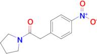 2-(4-Nitrophenyl)-1-(pyrrolidin-1-yl)ethan-1-one