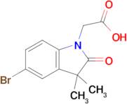 2-(5-Bromo-3,3-dimethyl-2-oxoindolin-1-yl)acetic acid