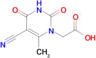 2-(5-Cyano-6-methyl-2,4-dioxo-3,4-dihydropyrimidin-1(2H)-yl)acetic acid