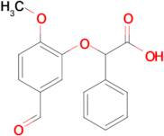 2-(5-Formyl-2-methoxyphenoxy)-2-phenylacetic acid