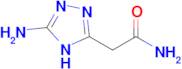 2-(5-amino-4H-1,2,4-triazol-3-yl)acetamide