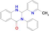 2-(6-Methylpyridin-2-yl)-3-phenyl-2,3-dihydroquinazolin-4(1H)-one