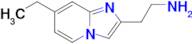 2-(7-Ethylimidazo[1,2-a]pyridin-2-yl)ethan-1-amine