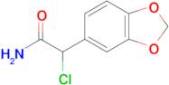 2-(Benzo[d][1,3]dioxol-5-yl)-2-chloroacetamide