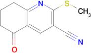 2-(Methylthio)-5-oxo-5,6,7,8-tetrahydroquinoline-3-carbonitrile