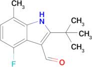 2-(Tert-butyl)-4-fluoro-7-methyl-1H-indole-3-carbaldehyde