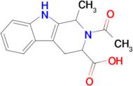 2-Acetyl-1-methyl-2,3,4,9-tetrahydro-1H-pyrido[3,4-b]indole-3-carboxylic acid