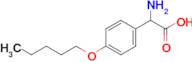 2-Amino-2-(4-(pentyloxy)phenyl)acetic acid