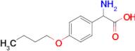 2-Amino-2-(4-butoxyphenyl)acetic acid