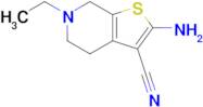 2-Amino-6-ethyl-4,5,6,7-tetrahydrothieno[2,3-c]pyridine-3-carbonitrile