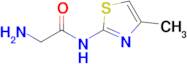 2-Amino-N-(4-methylthiazol-2-yl)acetamide