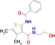 2-Benzamido-N-(2-hydroxyethyl)-4,5-dimethylthiophene-3-carboxamide