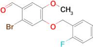 2-Bromo-4-((2-fluorobenzyl)oxy)-5-methoxybenzaldehyde