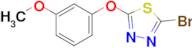 2-Bromo-5-(3-methoxyphenoxy)-1,3,4-thiadiazole