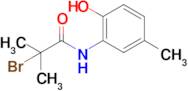 2-Bromo-N-(2-hydroxy-5-methylphenyl)-2-methylpropanamide