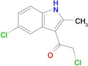 2-Chloro-1-(5-chloro-2-methyl-1H-indol-3-yl)ethan-1-one