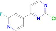 2-Chloro-4-(2-fluoropyridin-4-yl)pyrimidine