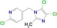 2-Chloro-5-((4,5-dichloro-2-methyl-1H-imidazol-1-yl)methyl)pyridine