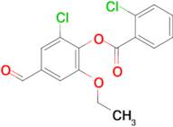 2-Chloro-6-ethoxy-4-formylphenyl 2-chlorobenzoate