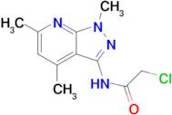 2-Chloro-N-(1,4,6-trimethyl-1H-pyrazolo[3,4-b]pyridin-3-yl)acetamide
