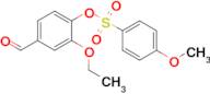 2-Ethoxy-4-formylphenyl 4-methoxybenzenesulfonate