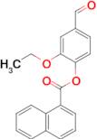 2-Ethoxy-4-formylphenyl 1-naphthoate