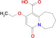 2-Ethoxy-4-oxo-4,6,7,8,9,10-hexahydropyrido[1,2-a]azepine-1-carboxylic acid