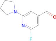 2-Fluoro-6-(pyrrolidin-1-yl)isonicotinaldehyde