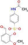 2-Formyl-6-methoxyphenyl 4-acetamidobenzenesulfonate