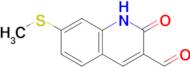 7-(methylsulfanyl)-2-oxo-1,2-dihydroquinoline-3-carbaldehyde