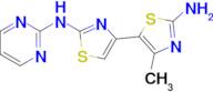 4'-Methyl-N2-(pyrimidin-2-yl)-[4,5'-bithiazole]-2,2'-diamine