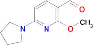 2-Methoxy-6-(pyrrolidin-1-yl)nicotinaldehyde