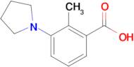 2-Methyl-3-(pyrrolidin-1-yl)benzoic acid