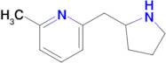 2-Methyl-6-(pyrrolidin-2-ylmethyl)pyridine