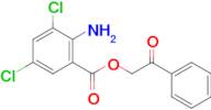 2-Oxo-2-phenylethyl 2-amino-3,5-dichlorobenzoate