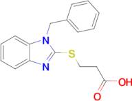 3-((1-Benzyl-1H-benzo[d]imidazol-2-yl)thio)propanoic acid