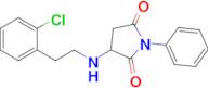 3-((2-Chlorophenethyl)amino)-1-phenylpyrrolidine-2,5-dione