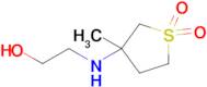 3-((2-Hydroxyethyl)amino)-3-methyltetrahydrothiophene 1,1-dioxide