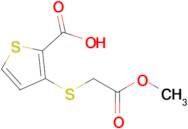 3-((2-Methoxy-2-oxoethyl)thio)thiophene-2-carboxylic acid