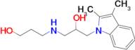 3-((3-(2,3-Dimethyl-1H-indol-1-yl)-2-hydroxypropyl)amino)propan-1-ol
