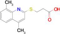 3-((4,8-Dimethylquinolin-2-yl)thio)propanoic acid