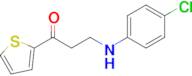 3-((4-Chlorophenyl)amino)-1-(thiophen-2-yl)propan-1-one