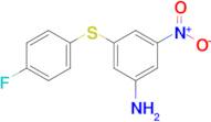 3-((4-Fluorophenyl)thio)-5-nitroaniline