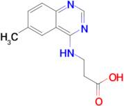 3-((6-Methylquinazolin-4-yl)amino)propanoic acid