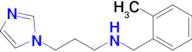 3-(1H-imidazol-1-yl)-N-(2-methylbenzyl)propan-1-amine