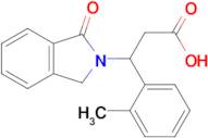 3-(1-Oxoisoindolin-2-yl)-3-(o-tolyl)propanoic acid