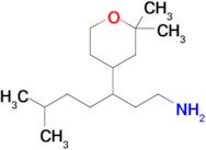 3-(2,2-Dimethyltetrahydro-2H-pyran-4-yl)-6-methylheptan-1-amine